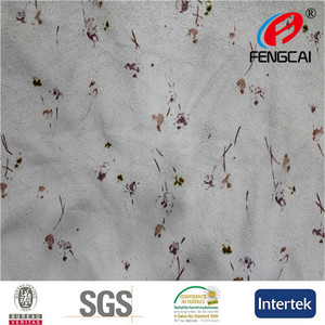 100% poliéster de punto impreso alcantara ante de la tela para sofá - Product Image 3