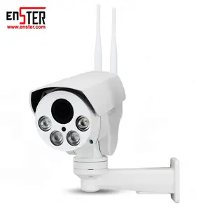 ENSTER NEW Dual Band Wifi Câmera IP 1080P 2.4Ghz Antenas 5.8Ghz 300M distância de transmissão IP66 PTZ Ao Ar Livre Câmera IP Wi-fi