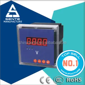 en iyi kalite ve fiyat dds7666single fazlı güç dijital led voltmetre ampermetre gerilim metre panel voltmetreler