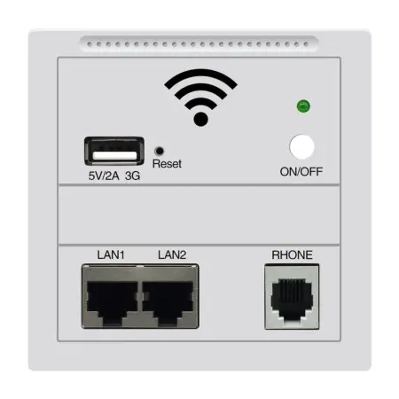 WW07 Inwall Router Ap Product Wall Mounted Plug Wifi Ap Router Wall Plate Router