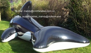 Quảng Cáo Khổng Lồ Đen Inflatable Cá Voi - Product Image 4