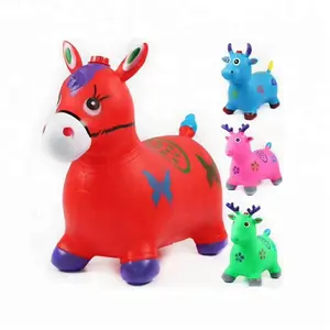 子供用音楽付きインフレータブルホッパーおもちゃの馬 - Product Image 1