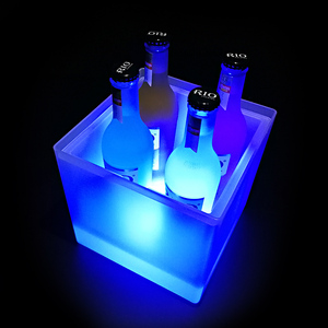 西班牙Tooheys George T <span class=keywords><strong>Stagg</strong></span> Str8up方形酒吧充电发光发光香槟皇冠葡萄酒冷却器 - Product Image 3