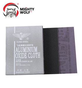 Çin üretimi uçan tekerlek kahverengi alüminyum oksit bez su geçirmez aşındırıcı ince kum kağıt zımpara levha - Product Image 4