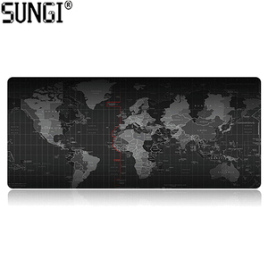 Fuente de la fábrica ratón <span class=keywords><strong>Pad</strong></span> para el ordenador de mapa mundo Mousepad alfombrilla para ratón de juegos de goma diseño antideslizante - Product Image 1