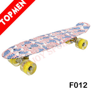 Topmen 22 "planche à roulettes en <span class=keywords><strong>plastique</strong></span> Fish <span class=keywords><strong>Cruiser</strong></span> planche à roulettes planche à poisson avec transfert d'eau imprimé Griphic - Product Image 2