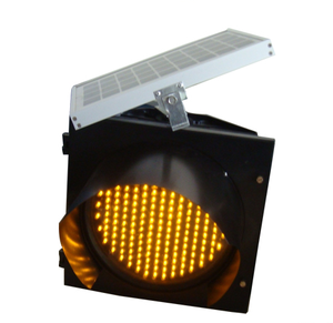 Luz Led de energía Solar, luz de advertencia, luz intermitente amarilla para tráfico, luz Solar para entrada - Product Image 3
