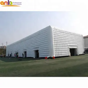 Top quantity ANKA giant 18x9m party event ice cube inflatable tent for movable cinema movie