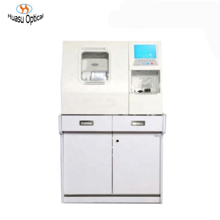 lens edger machine with frame tracer