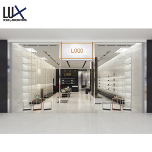 Diseño de Mostrador de Caja para Tienda Boutique de Lujo Personalizado LUX con Perchero y Vitrinas de Lujo para Boutiques - Product Image 2