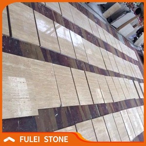 Pas cher la turquie classique beige <span class=keywords><strong>travertin</strong></span> marbre <span class=keywords><strong>prix</strong></span> par mètre carré - Product Image 4