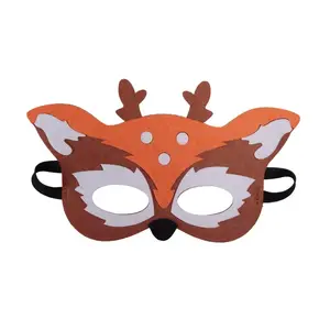 Máscara <span class=keywords><strong>de</strong></span> fieltro <span class=keywords><strong>de</strong></span> <span class=keywords><strong>animales</strong></span> <span class=keywords><strong>del</strong></span> <span class=keywords><strong>bosque</strong></span>, 8 unidades, para fiesta <span class=keywords><strong>de</strong></span> cumpleaños, disfraz <span class=keywords><strong>de</strong></span> vestir - Product Image 1