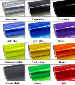 Alta flexible de pvc auto-adhesivo coche lámpara de <span class=keywords><strong>niebla</strong></span> de protección de color linterna - Product Image 2