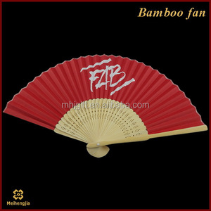 พัดกระดาษจีนพิมพ์ลายสีทองบนกระดาษไม้ไผ่สีดำแบบกำหนดเองได้ - Product Image 2