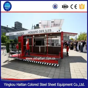 Vận Chuyển Container Cafe Mobile Cafe Bar Thiết Kế Và Thực Phẩm Kiosk Gian Hàng Container Modular Nhà Bếp Cà Phê Để Bán