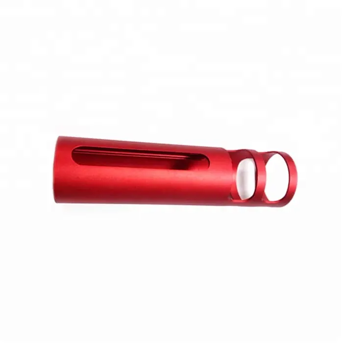 Factory Supply Fabricated red Anodized Bushing HIFI Speaker parts