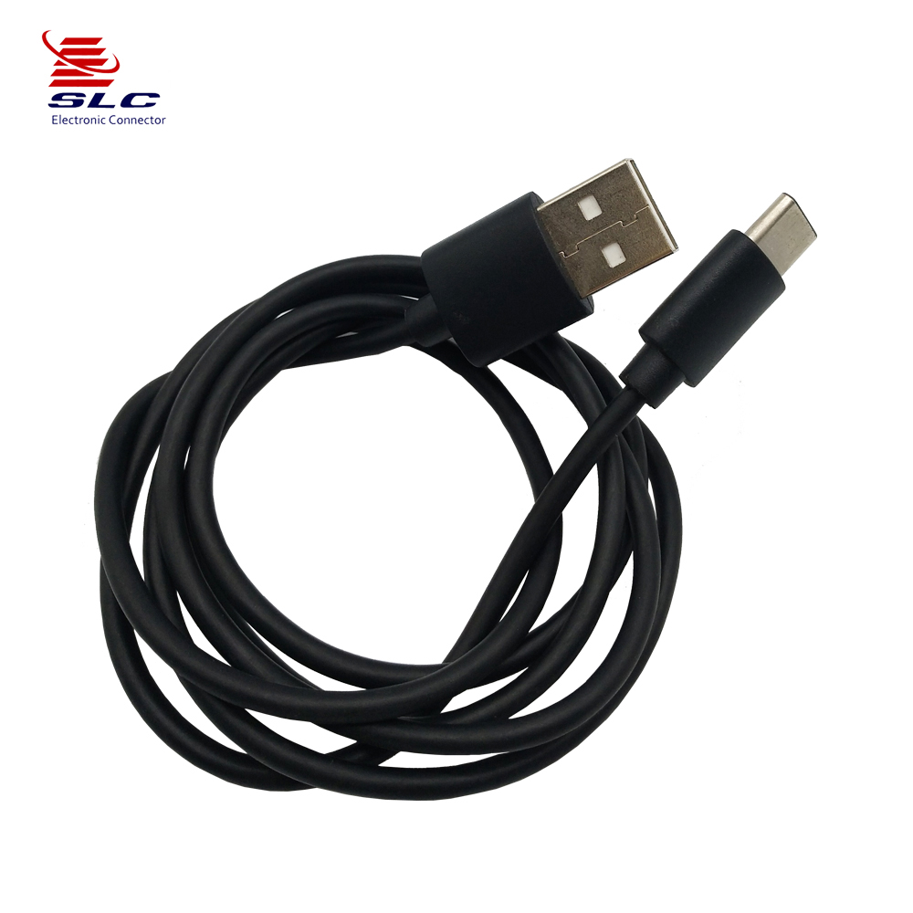 USB Тип C для типа C Черный Индивидуальный длинный кабель в сборе
