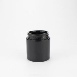 Pot en verre noir mat avec large bouche, violet, crème cosmétique, pour <span class=keywords><strong>le</strong></span> visage, large, mat, 50ml, 120ml, 250ml, 4 oz, 8 oz, - Product Image 4