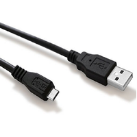 Kabel Data Pengisian Cepat 2A USB 2.0 Male Micro-USB 5 Pin Male dengan Pelindung Kabel Tembaga Murni untuk Kamera Komputer Stok Tersedia