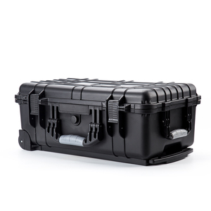 Custodia in plastica impermeabile rigida per il trasporto di una scatola di trasporto nera su misura con serratura - Product Image 1