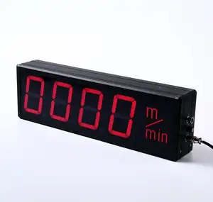 Large screen 4 inch LED display counter speed meter speed line meter temperature control JDMS can be customized