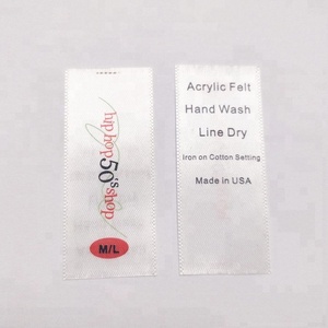 Etiquetas de lavandería con instrucciones para coser, etiqueta de cuidado personalizada, etiqueta de lavado para ropa - Product Image 3
