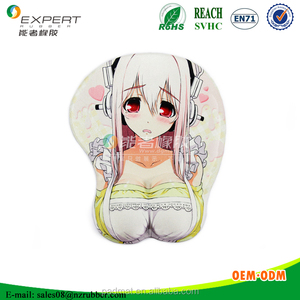 OEM Écologique Sexy tapis de Souris <span class=keywords><strong>Boob</strong></span> Personnalisé <span class=keywords><strong>Anime</strong></span> 3d Tapis De Souris Avec Repose-Poignet - Product Image 2