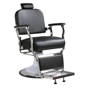 Erkekler için ergonomik şişme saç kesimi Salon sandalyesi sentetik deriden yapılmış berber dükkanları için siyah moda mobilya - Product Image 3