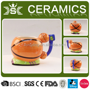 Tasses de <span class=keywords><strong>basket</strong></span>-ball en céramique, sans couvercle, taille et forme, peuvent être personnalisées - Product Image 6