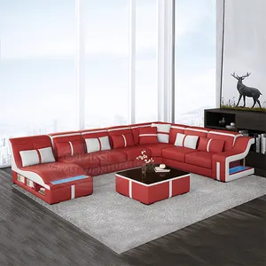 Хиты продаж 2019 XXL модульный в итальянском стиле из натуральной кожи секс мебель 7 диван-кровать