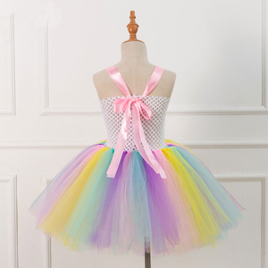 Gaun Tutu Unicorn Grosir untuk Anak-anak, Set Ikat Kepala Tanduk Unicorn, Kostum Pesta Unicorn untuk Anak Perempuan, Gaun - Product Image 2