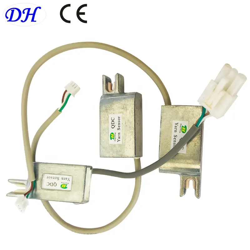 Capacitive yarn sensor for spinning, twisting, winding machine to detect DTY,POY,SPANDEX