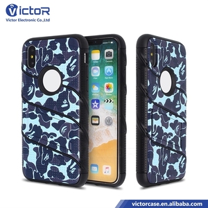 2018 productos populares Cáscara del teléfono del estilo del camuflaje con <span class=keywords><strong>el</strong></span> soporte <span class=keywords><strong>para</strong></span> <span class=keywords><strong>iPhone</strong></span> X - Product Image 3