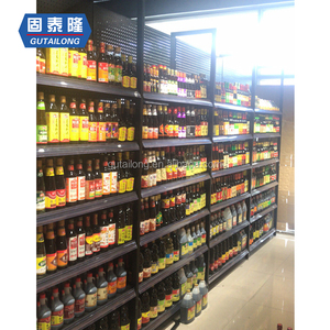 <span class=keywords><strong>Étagère</strong></span> murale métallique légère simple face pour supermarché, présentoir de magasin de détail, structure démontable, capacité de <span class=keywords><strong>charge</strong></span> 40-120 kg/<span class=keywords><strong>étagère</strong></span> - Product Image 5