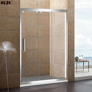 Panel de <span class=keywords><strong>ducha</strong></span> de vidrio fijo personalizado, pantalla de <span class=keywords><strong>ducha</strong></span> de baño con marco KZ5686322, deslizamiento transparente CN;GUA 6-8mm, <span class=keywords><strong>para</strong></span> Hotel - Product Image 5