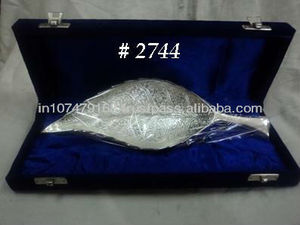 Conjunto de regalo de latón sin led, plateado, hecho a mano, regalos chapados en plata, artículos decorativos para novia - Product Image 2