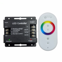 CE ROHS DC12-24V 18A Télécommande RF LED interrupteur de commande Tactile RVB LED Contrôleur contrôleur d'éclairage