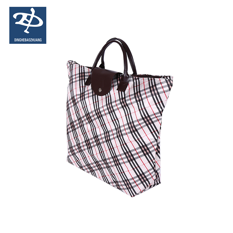 Popular Recycle Waterproof Folding Polyester Non Woven Carry Shopping Bags