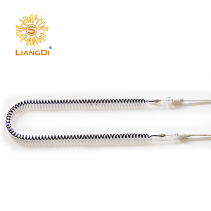 Lampe chauffante en fibre <span class=keywords><strong>de</strong></span> carbone pour l'élevage animal 300-1800W, boîte blanche simple, machine PET, télécommande - Product Image 1