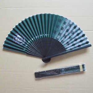 Abanico Plegable Japonés <span class=keywords><strong>Sensu</strong></span>, Varillas Negras, Seda - Product Image 5