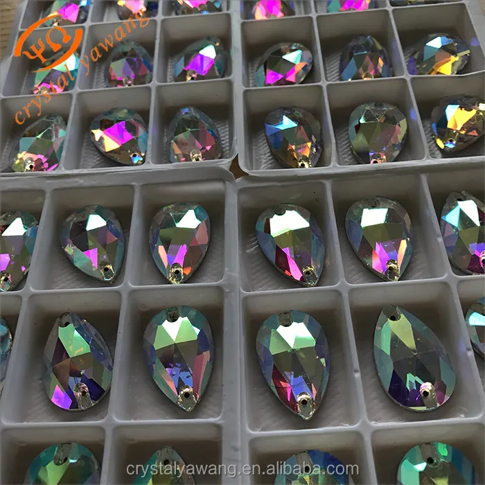 vierkante kristal naaien op stenen voor dans kleding groothandelaren