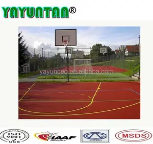Tapis de basket-ball en caoutchouc synthétique, sol d'extérieur en polyuréthane