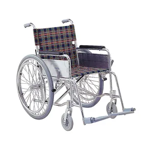 Greet med Manueller Rollstuhl Günstigster Preis Leichte höhen verstellbare Aluminium-Rehabilitation therapie liefert Krankenhaus ISO13485/CE