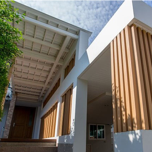 Laths Sàn Gỗ Composite Nhựa Chống Thấm Nước Trang Trí Ngoài Trời Trang Trí Ngoài Trời Sàn Hạt Có Nắp Dập Nổi WPC - Product Image 2