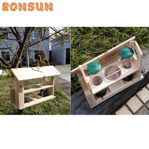 Outdoor Garden Automatic <strong>Large</strong> Hanging Wooden Wild <strong>Bird</strong> <strong>Feeder</strong> - Product Image 2