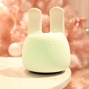 Co-A Pelo Soffice Coniglio Nursery Lampada Luce il Bambino di Notte, modalità Multi-Color Eye-cura, carino Silicone fancy luce - Product Image 2