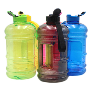 Bouteille d'eau de sport de grande capacité en plastique sans BPA portable de 2,2 L de couleur mélangée - Product Image 2