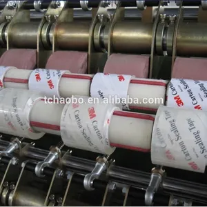 Carton sealing tape làm máy, dính máy cắt băng,