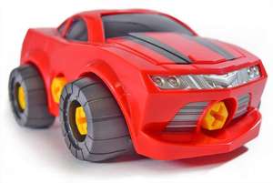 مجموعة لعب مخصصة 3 في 1 تأخذ جزء واحد-تشمل مثقاب كهربائي ومفك براغي و 42 قطعة تعديل - Product Image 2