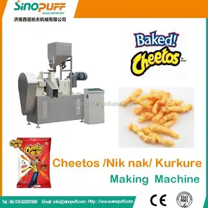 Sinopuff Nik Naks Cheetos Kurkre Snack herstellungs maschinen